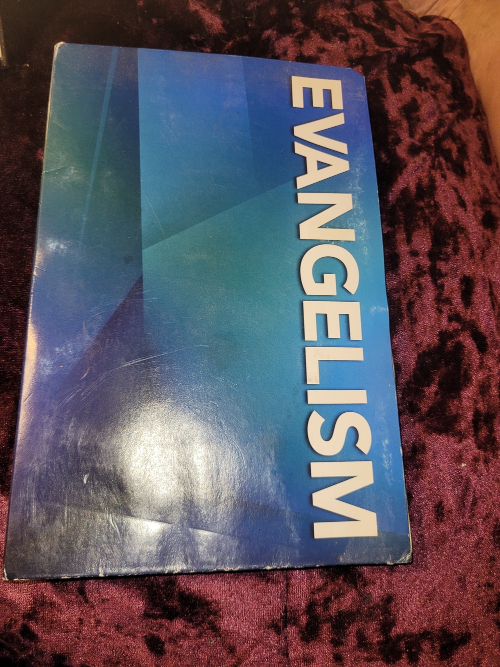 Evangelism Dvd with Bold Blue Cover